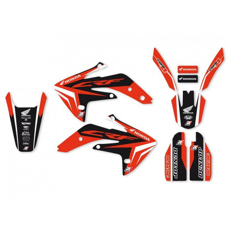 Komplet naklejek (oklein) honda crf 150 '07-'23 dream 4 kolor czerwony