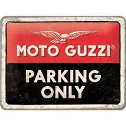 Tablica plakat 15X20 Moto Guzzi Parking Only 26256