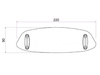 Regulowany Deflektor Puig Do Szyb I Owiewek 23x9 Cm (Clip-On) Przezroczysta