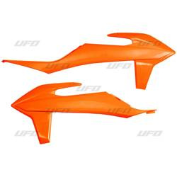 Osłony chłodnicy ktm sx/sxf(sx-f) 125/150/250/350/450 '19-'22, exc 125 '20-'21, exc/excf(exc-f) 150/250/300/350/450/500 '20-2023 kolor pomarańczowy fluo