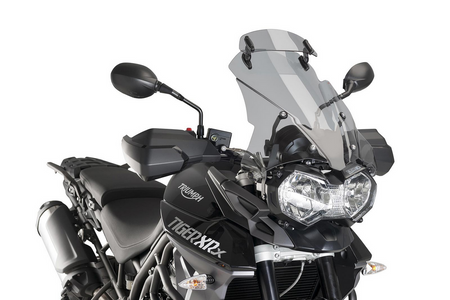Szyba Turystyczna Puig Do Triumph Tiger 800 11-17 (Z Deflektorem) Lekko Przyciemniona