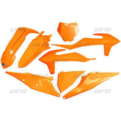Komplet plastików ktm sx 125/150/250 '19-'22, sxf (sx-f) 250/350/450 '19-'22 kolor pomarańczowy fluo (kt522fflu)