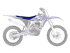 Pokrowiec/poszycie na siedzenie yamaha yzf 250 '10-'13 double grip 3, kolor czarny/niebieski