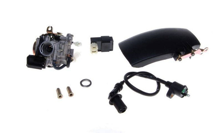 Silnik komplet 80 ccm 4T pokrywa paska 460 mm