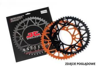 Zębatka tylna 4486 47 aluminiowa racelite ktm sx 85 '04-'18, 105 xc '07-'11 (448647jta) (łańc. 428) kolor pomarańczowy