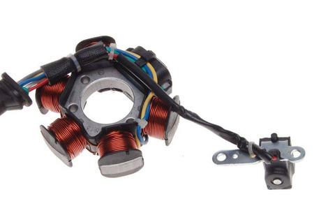 Stator iskrownik 6 cewek 8 przewodów