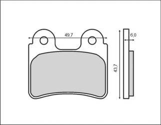 Klocki hamulcowe kh303 (ft 3040)