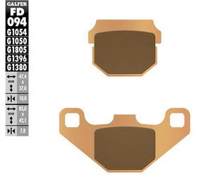 Klocki hamulcowe kh83 półmetaliczne (oferta specjalna) wycofane z oferty