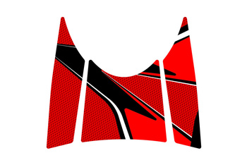 Radikal Osłona Półki Kierownicy Puig Kawasaki Ninja 650/ Z650 17-18 Czerwona