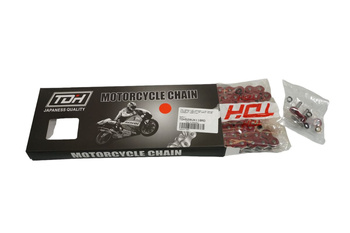 TDH ŁAŃCUCH NAPĘDOWY 520UX-118 (118 OGNIW) X-RIDO 750CCM (DO 60KM) KOLOR CZERWONY (520/118)