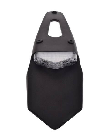 Lampa tył LED z błotnikiem biały klosz