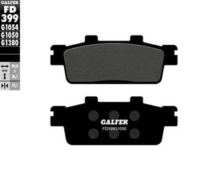 KLOCKI HAMULCOWE KH427 PÓŁMETALICZNE SCOOTER