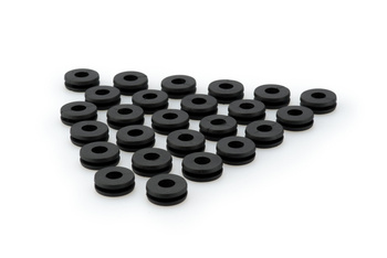 Uniwersalne Wyciszone Bloki Silentblock (Opakowanie 25 Sztuk) 22 X 12 X 2,5 X 2 Czarne