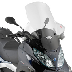 szyba piaggio mp3300 sport '08-'17, mp3 500 business '08-'17, mp3 300/500 business/sport '12-'14 (75 x 65cm) przezroczysta