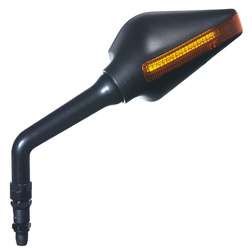 Lusterko lewe uniwersalne z kierunkowskazem kolor czarny (komplet do far6270 )