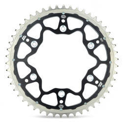 Zębatka tylna dual ri(stalowo-aluminiowa) 808 50 (80850) kolor czarny suzuki dr/rm/rmz (jtr808.50) (łańc.520)