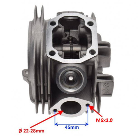 Głowica cylindra do silnika motocykla TYP ZS154FMI-2 125 cm