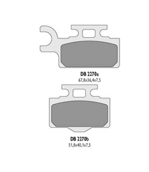 Klocki hamulcowe kh302 kx65 tył