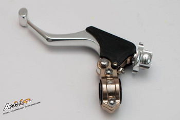 uchwyt dźwigni sprzęgła kompletny uniwersalny (kuty) kolor tytanowy (cl-01t)