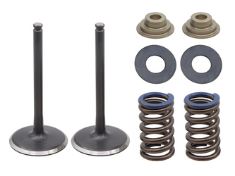 ZAWORY SSĄCE (ZESTAW ZE SPRĘŻYNAMI I PODKŁADKAMI) KAWASAKI KXF 450 (KX 450F) '17-18 STALOWE (12004-0745)