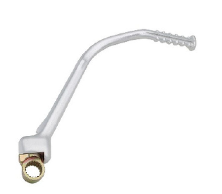 DŹWIGNIA STARTERA (KOPKA / KIKSTARTER) HONDA CRF 450 R / RX '17, (OEM: 28300-MEN-306) (ALUMINIOWA) KOLOR SREBRNY
