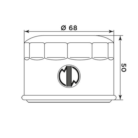 Filtr oleju yamaha fz600/ yfm 660, kymco x-citing 500 (05-13) (hf147) (50)