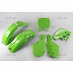 Komplet plastików kawasaki kx 125 '89, kolor zielony (ka197e026)