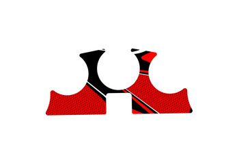 Osłona Półki Kierownicy Radikal Puig Do Honda Crf1000l Africa Twin 16-18 Czerwona