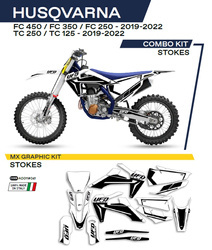 Komplet naklejek (oklein) husqvarna tc 125/250 '19-'22