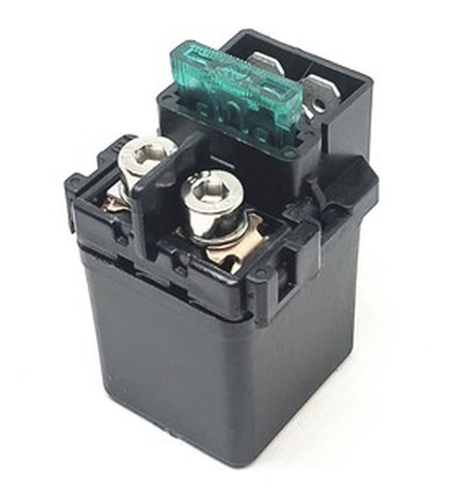 Dze 2022/08 przekaźnik rozrusznika honda cb 300f '17-18, cb 1300f '03-05, cbr 600rr '03-12, cbr 900rr '98-01, cbr 600 (f2/f3/f4) '94-06, xrv 750 africa twin '93-00, kawasaki vn 1500 '96-04, z 750 '07-20, zx-9r '98-03 (oem 27010-0787;35850-mr5-007) (150a)