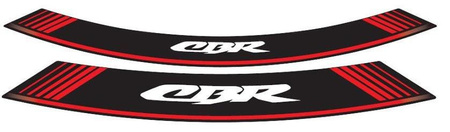 Paski na felgi puig do honda cbr czerwone