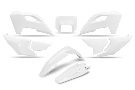 Komplet Plastików Husqvarna Te 150 / 250 / 300 '24-'25, Fe 250 / 350 / 450 / 501 '24-'25 Kolor Oem '25 Biały