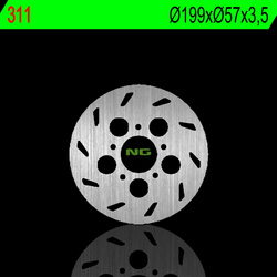 Tarcza hamulcowa tył rieju 50rs 1 97-01 (199x57x3,5mm) (5x6,5mm)