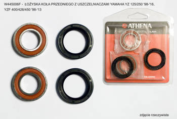 Łożyska koła przedniego z uszczelniaczami yamaha yz 125/250 '98-'20, yzf 400/426/450 '98-'13
