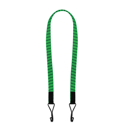 taśma zabezpieczająca bagaż (ekspander bagażowy) model bungee 16mm x 600mm/24' kolor zielony
