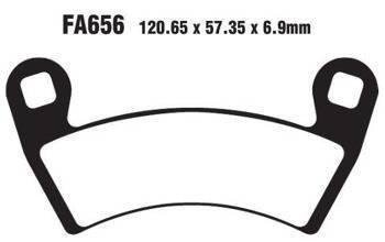 KLOCKI HAMULCOWE DO ATV POLARIS EBC FA656TT