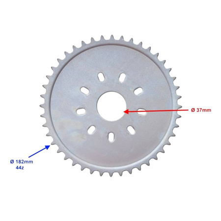 Zębatka tył 44Z 415 silnik Rowerowy 2T
