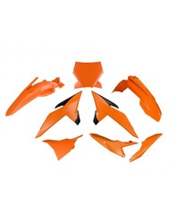 KOMPLET PLASTIKÓW KTM SX 85 '25 KOLOR OEM CZARNY / POMARAŃCZOWY