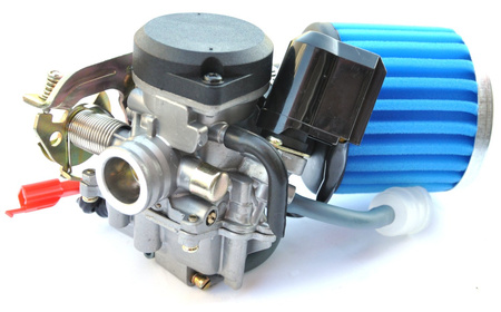 GAŹNIK SKUTER 4T 139QMB ODBLOKOWANY Z FILTREM