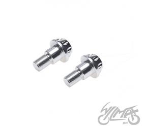 Końcówka kierownicy srebrna do yamaha m16x1.5