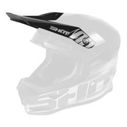 Daszek do kasku furioubrush silver kolor czarny/srebrny