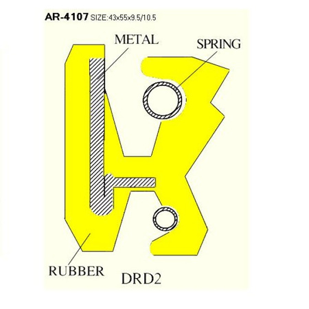Uszczelniacze zawieszenia vesrah ar-4107 (43x55x9.5/10.5) ari109