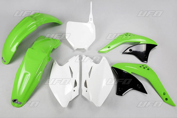 Komplet plastików kawasaki kxf 450 '07 kolor oem (zielony/biały) (ka209e999)
