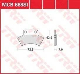 Klocki hamulcowe KH232 Sinter Offroad tył CF Moto 500 Polaris Scrambler