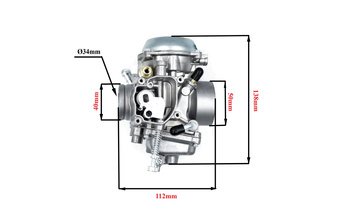 Gaźnik Power Force Pd34j-2 Polaris Ranger 400/500 Magnum 325/500 Ccm