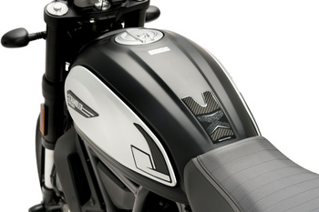 Tankpad Puig Extreme Do Ducati Scrambler 15-22 (Trzyczęściowy) Carbon