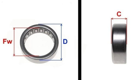 Łożysko przekładni Igiełkowe skuter 2T Hk253515 Keeway