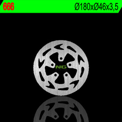Tarcza hamulcowa przód gas gas 50 ec/txt (180x46x3,5) (5x6,5mm)