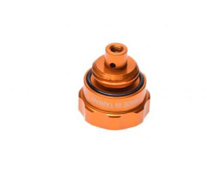 Korek wlewu oleju z termometrem do Yamaha żółty