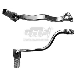 Dźwignia zmiany biegów suzuki rm 80/85 89-17 (aluminiowa) kolor srebrny, końcówka stalowa